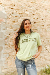The Friend In Low Places Graphic TeePistachioS