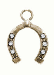 The Gilded Luck Horseshoe Pendant