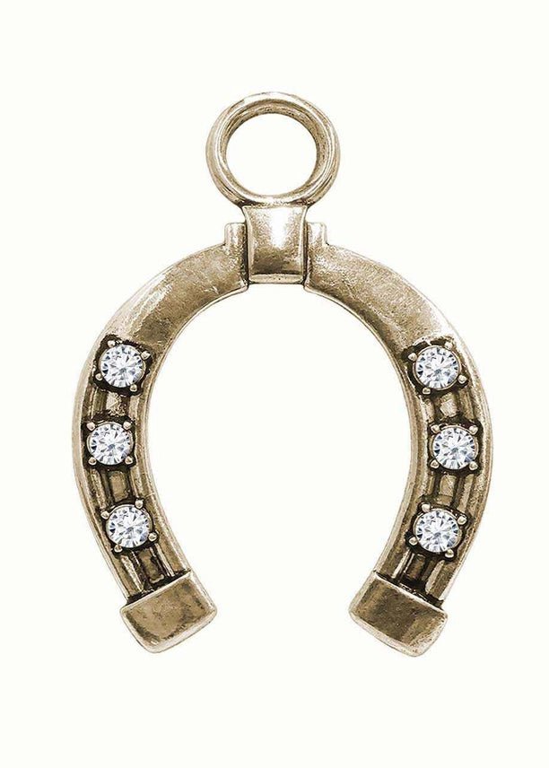 The Gilded Luck Horseshoe Pendant