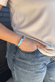 The Odessa Turquoise Stretch Bracelet