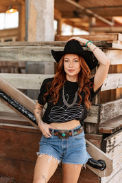 The Original, Viral Boot Stitch Western Graphic TeeTanXS