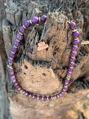 The Plum Orbit Beaded Necklace