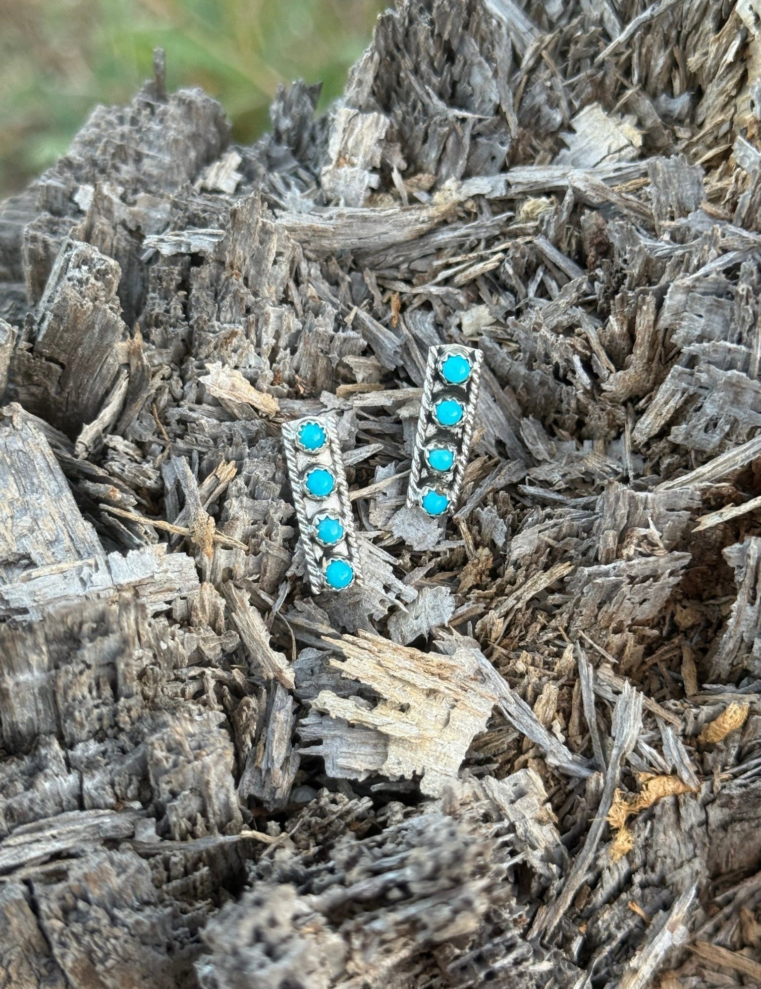 The Quartet Authentic Turquoise Earrings