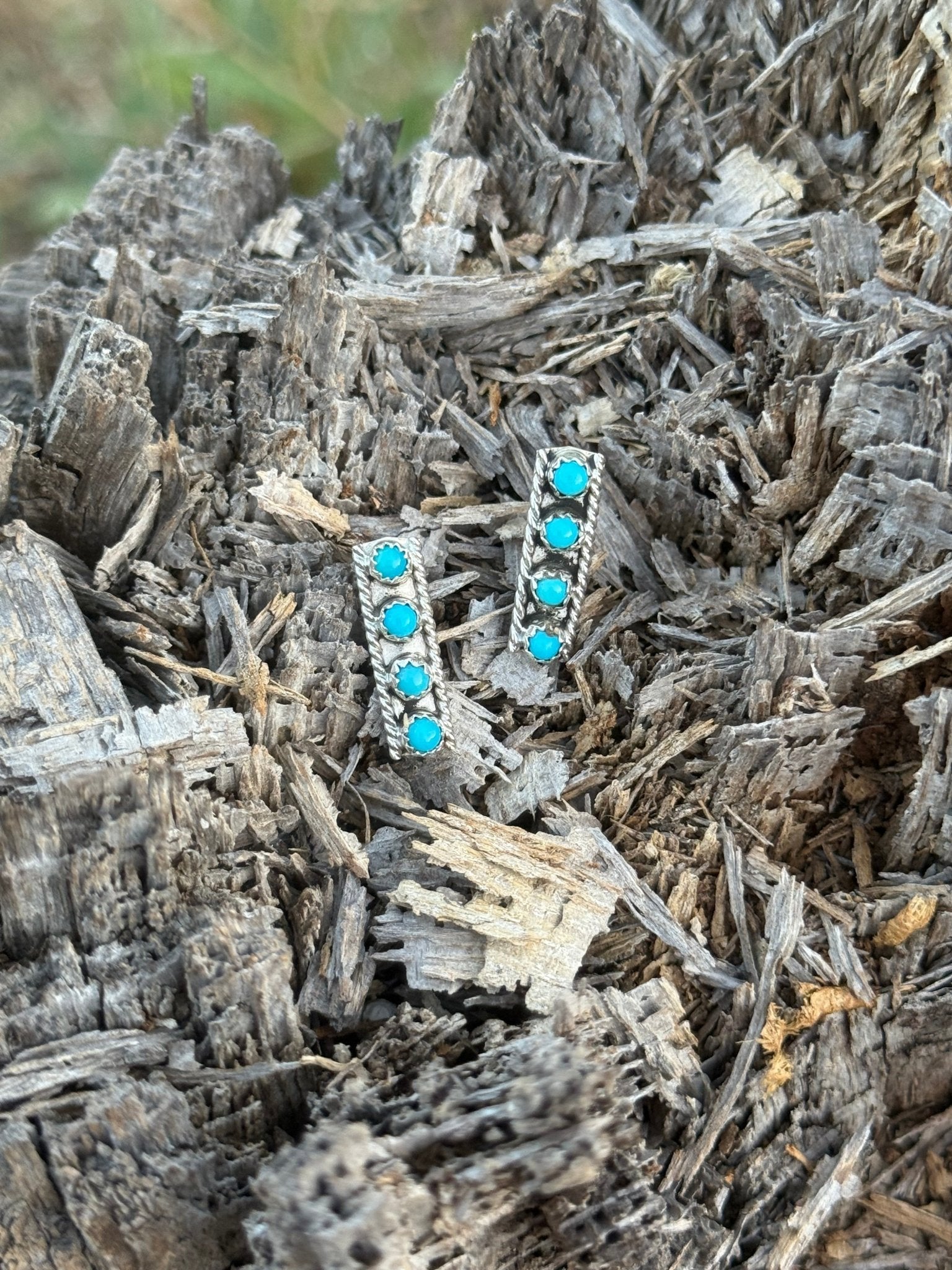 The Quartet Authentic Turquoise Earrings