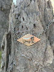 The Showman Faux Silver Necklace