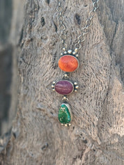 The Triple Decker Lariat Necklace