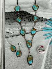 The Turquoise Legacy Necklace And Earring Set