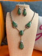 The Turquoise Legacy Necklace And Earring Set