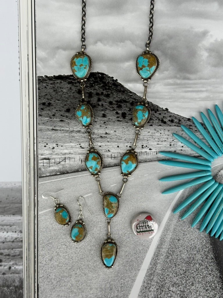 The Turquoise Legacy Necklace And Earring Set