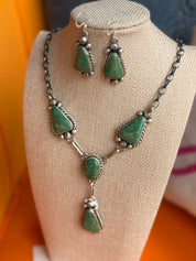 The Turquoise Legacy Necklace And Earring Set