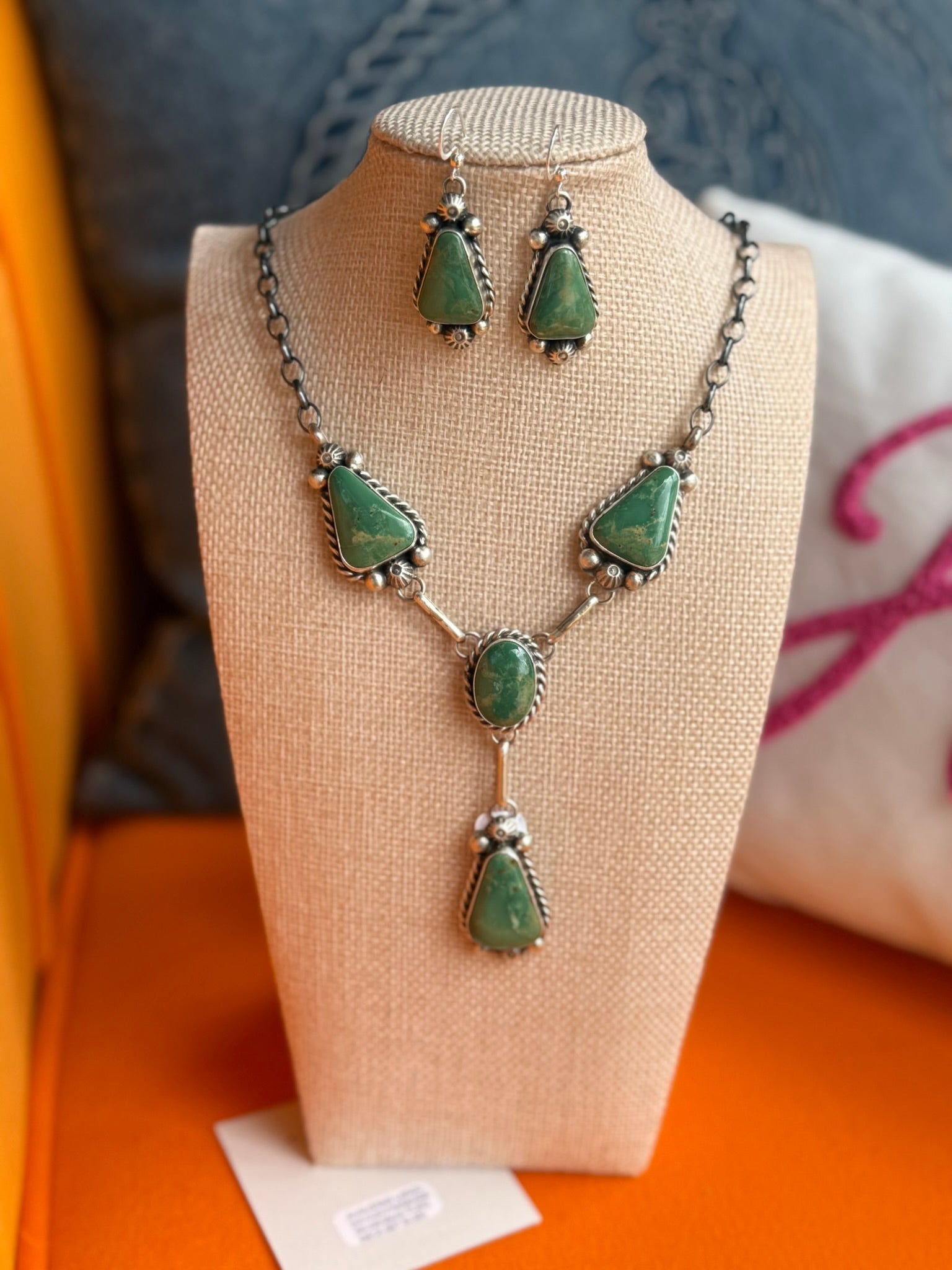 The Turquoise Legacy Necklace And Earring Set