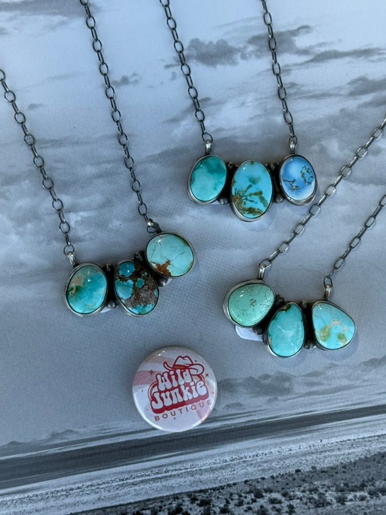 The Turquoise Trilogy Necklace