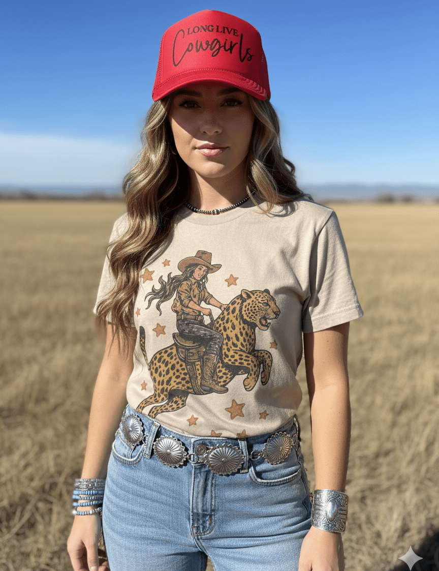 The Untamed Cowgirl Graphic TeeTanS