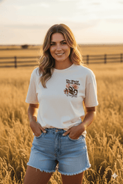 The World Needs More Cowgirls Oversized Graphic TeeS/M