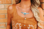 Thunderbird Turquoise Chain Necklace