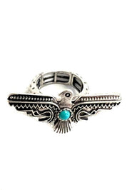 Thunderbird Turquoise Stretch Ring