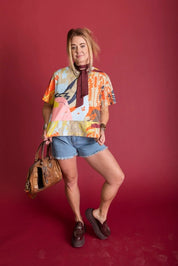 Painted Cowgirl Boots Top