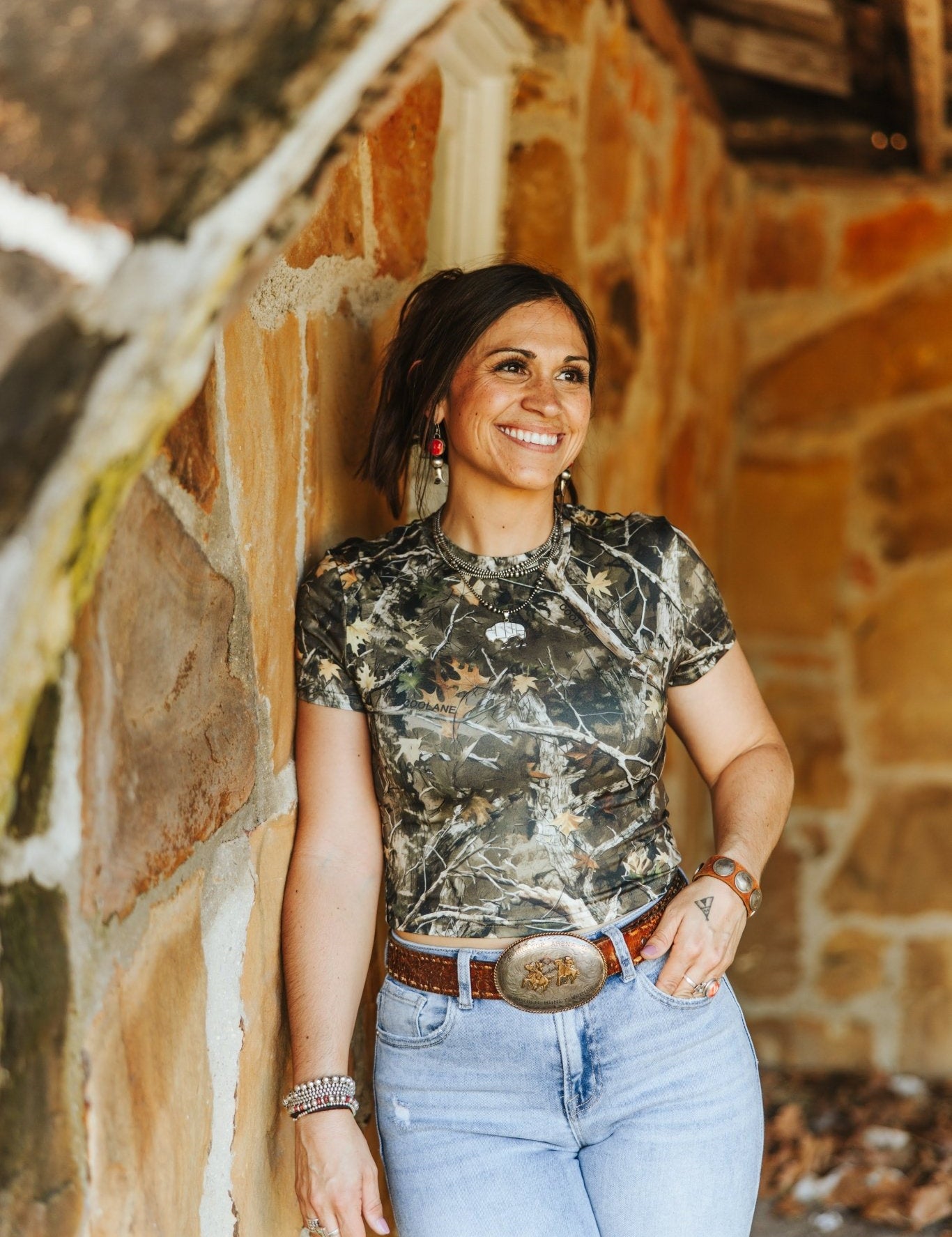 Tree Camo Crop TopS