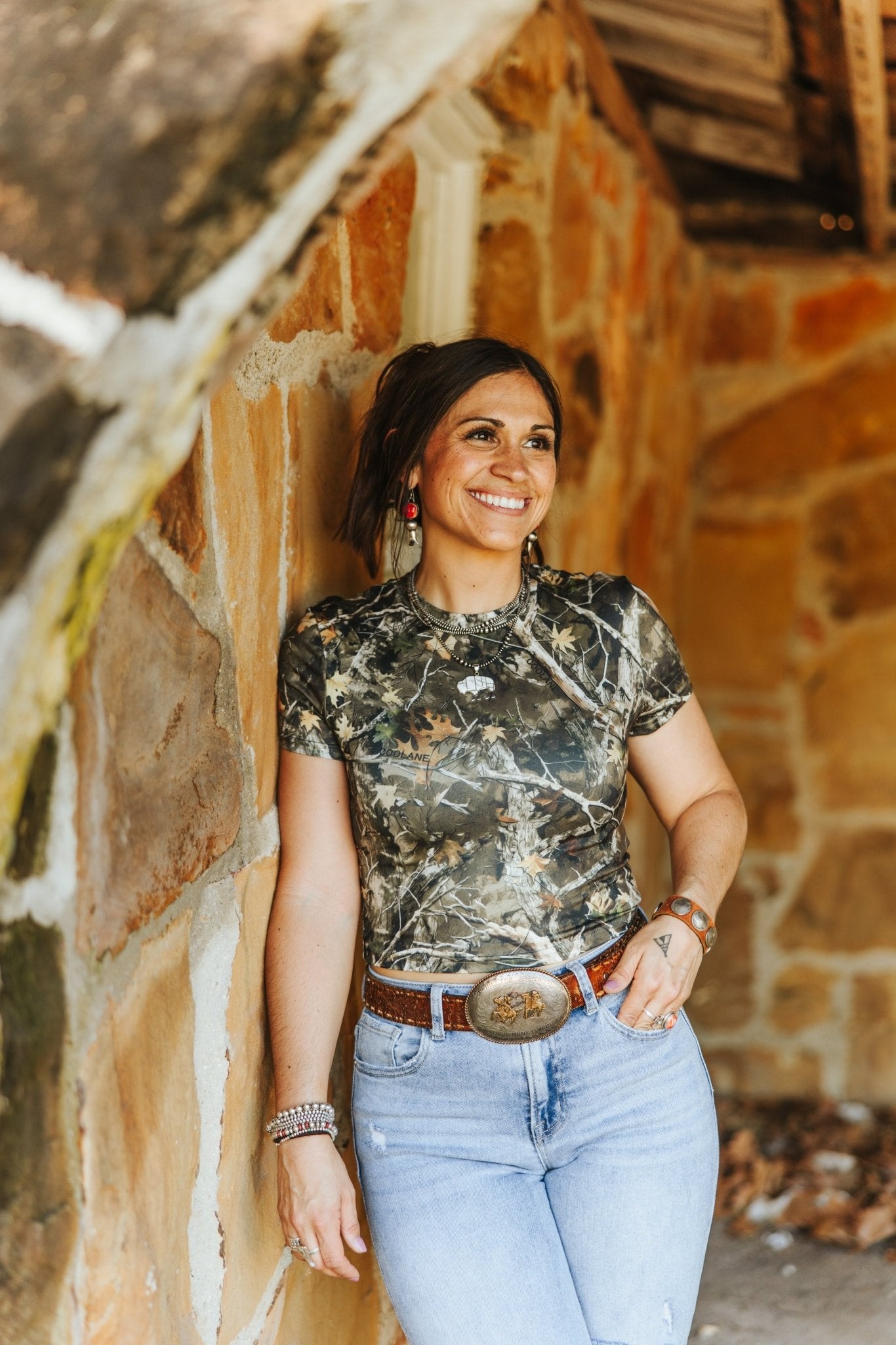 Tree Camo Crop TopS
