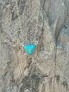 Triangle Turquoise Chain Choker