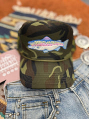 Trout Camo Patch Trucker Hat