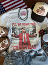 Trump Home for Christmas Graphic TeeNaturalS