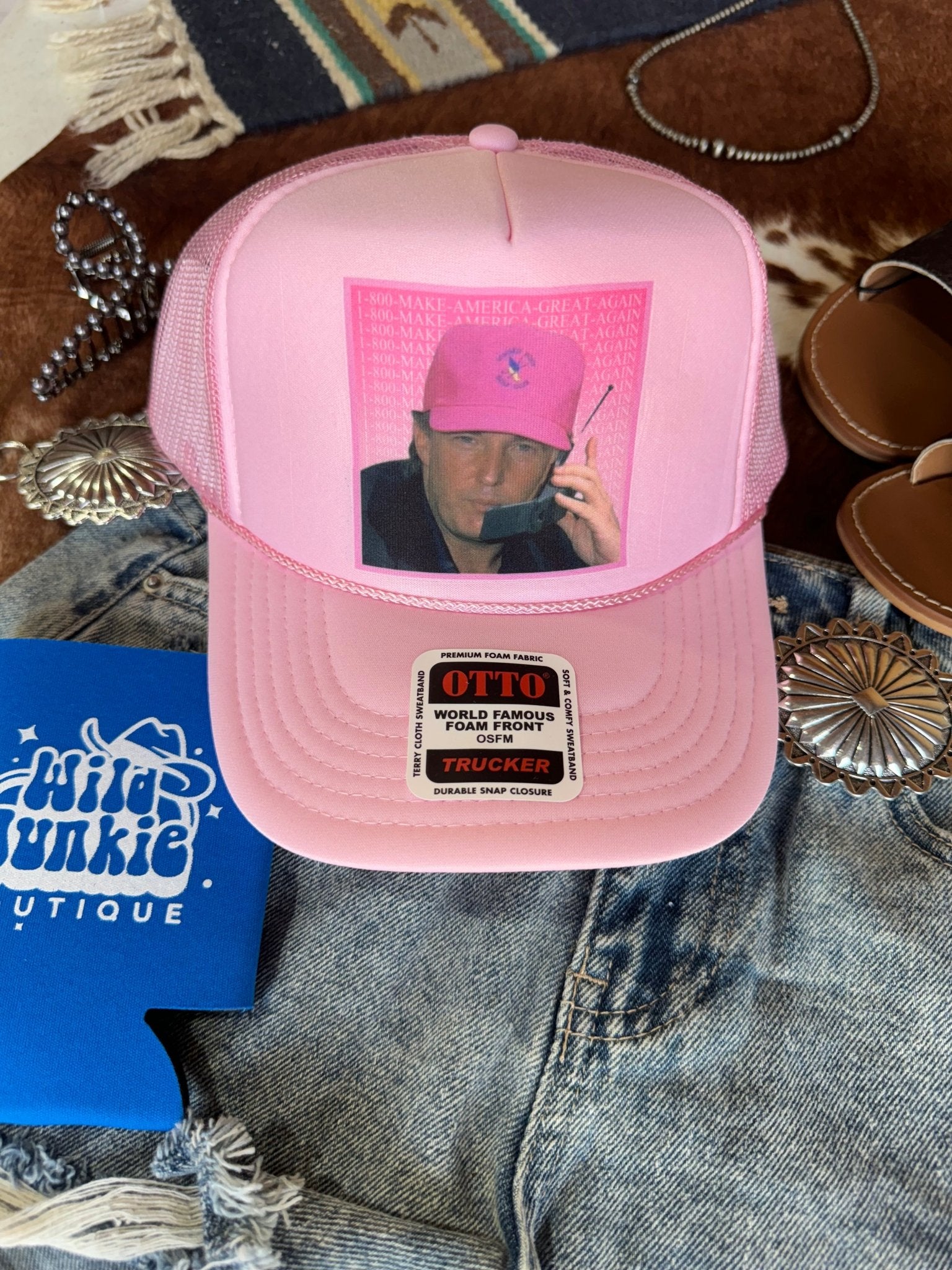 Trump Hotline Trucker Hat – Wild Junkie