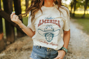 Trump Make America Cowboy Again Graphic TeeNaturalS