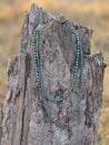 Turquoise and Pearl 2 - Layer Necklace