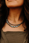 Turquoise and Pearl ChokerTurquoiseOS