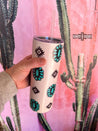 Turquoise Aztec Tumbler