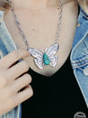 Turquoise Butterfly Necklace