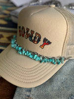 Turquoise Chips Trucker Hat Chain