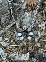 Turquoise Cluster Squash Chain NecklaceWild Horse