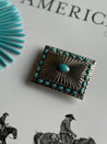 Turquoise Concho Belt Buckle