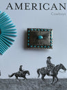 Turquoise Concho Belt Buckle