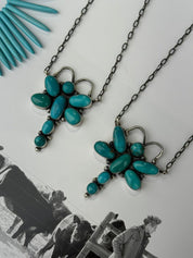 Turquoise Dragonfly Charm Necklace