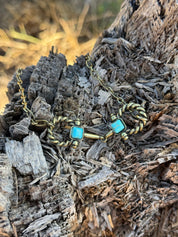 Turquoise Horse Bit Chain Necklace