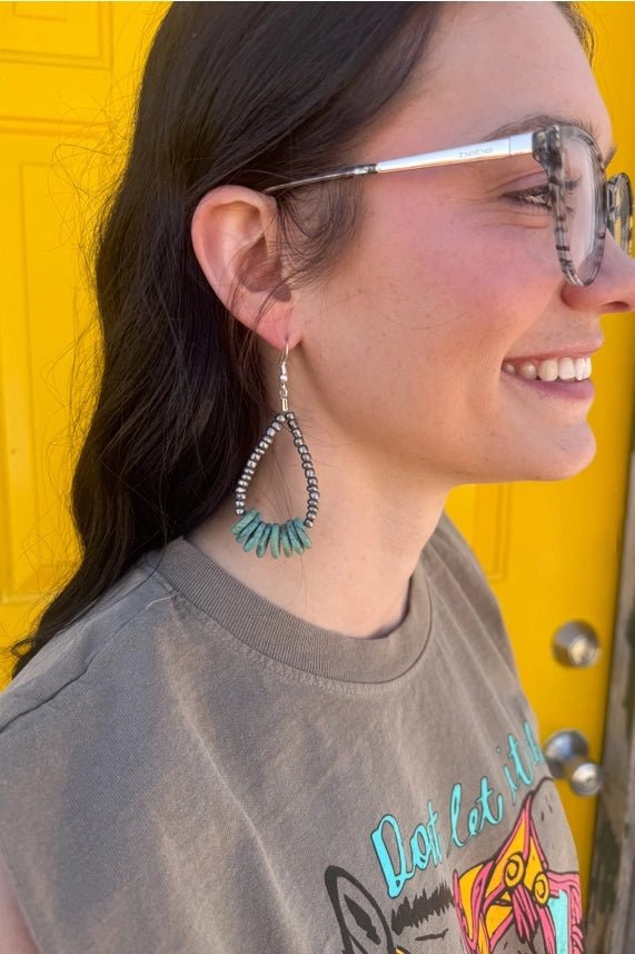 Turquoise Kingsville Dangle Earrings