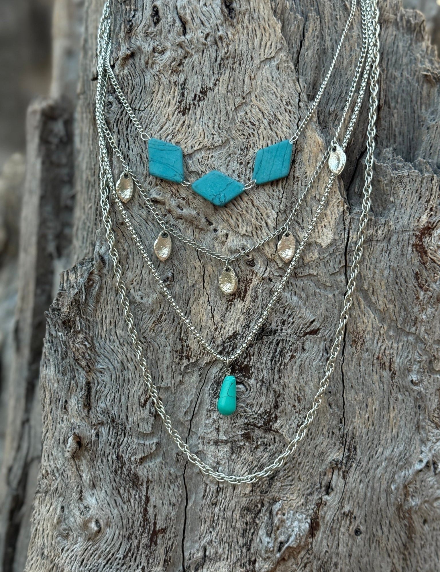 Turquoise Mirage Layered Necklace