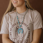 Turquoise Naja Cluster Necklace