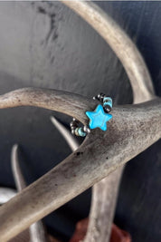 Turquoise Star Beaded Stretch Ring
