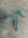 Turquoise Studded Claw Hair ClipTurquoiseOS