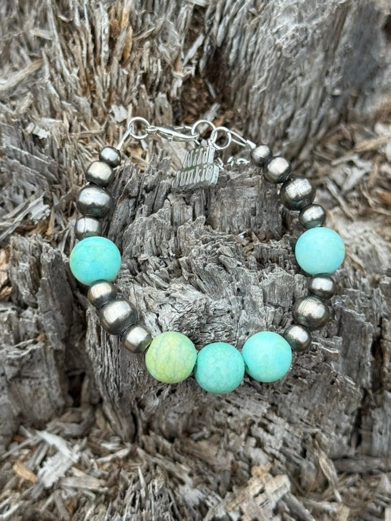 Turquoise Trailblazer Beaded Bracelet