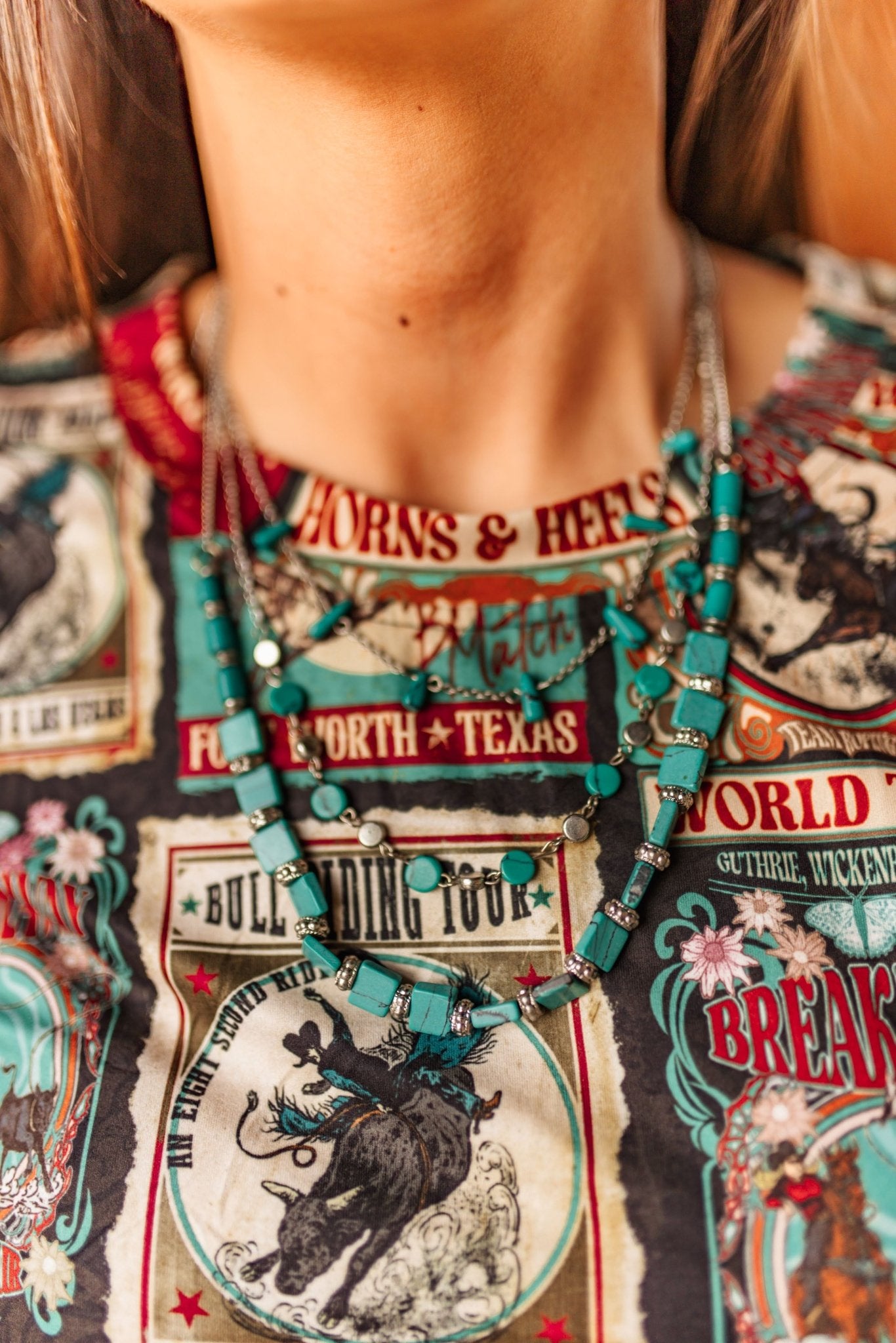 Turquoise Trails Layered Necklace