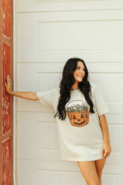 Turquoise Treats Halloween Graphic TeeCementS