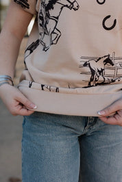Western Trails Puff Sleeve TopS