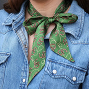 Western Horseshoe Print Twilly