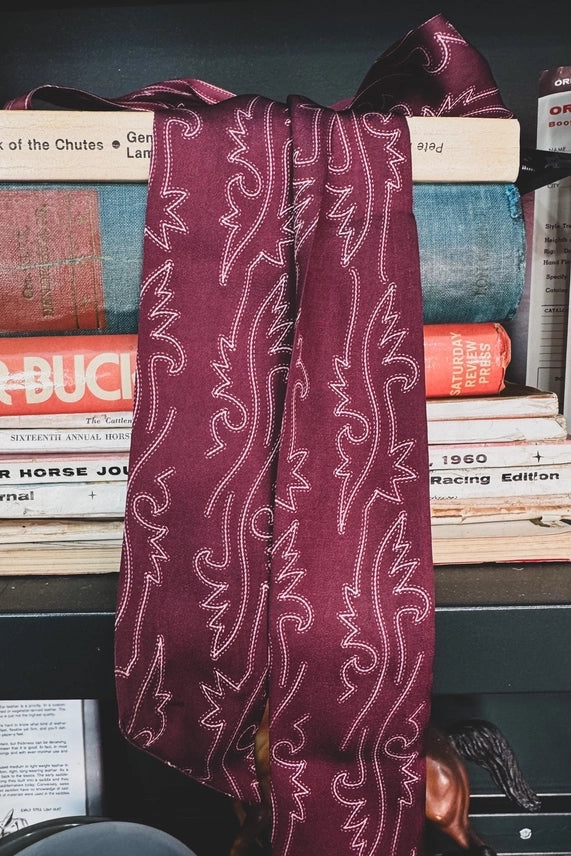 Western Boot Stitch Twilly