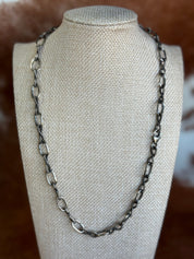 Twised Rope Link Chain Necklace